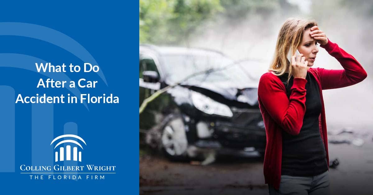 What do I do after a car accident in Florida?