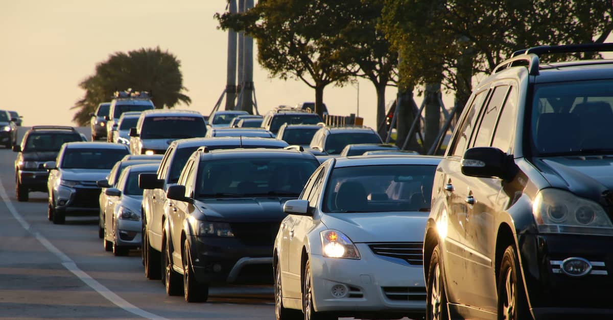 a traffic jam in Florida | Colling Gilbert Wright