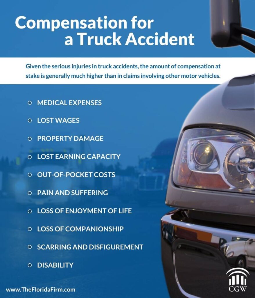 compensation for a truck accident truck accident lawyer