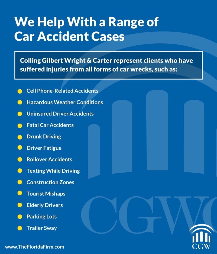 we help with a range of car accident cases car accident lawyer