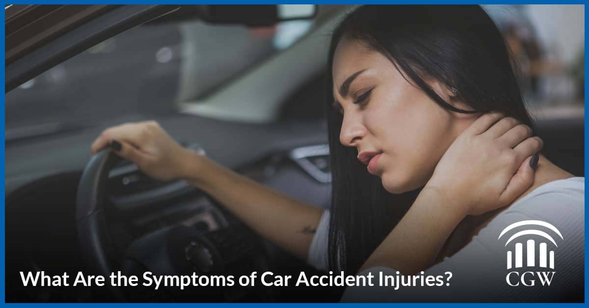 Common Symptoms After a Car Accident in Orlando