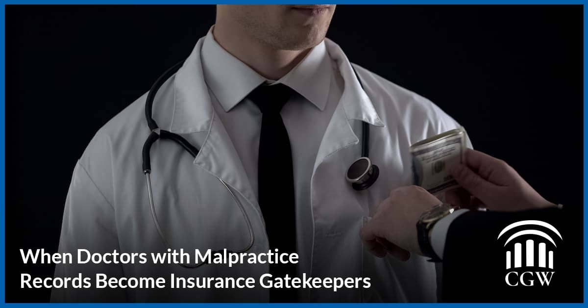 From Medical Malpractice to Medical Director at an Insurance Co.
